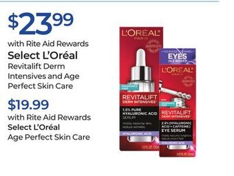 Rite Aid Select l'oréal offer