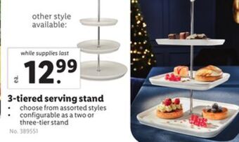 Lidl 3-tiered serving stand offer