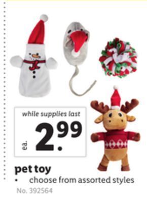 Lidl Pet toy offer