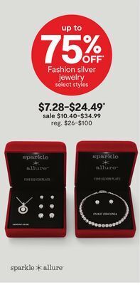 JC Penney Fashion silver jewelry offer