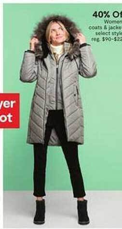 JC Penney Women's coats & jackets offer