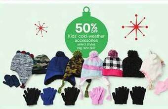 JC Penney Kids cold-weather accessories offer