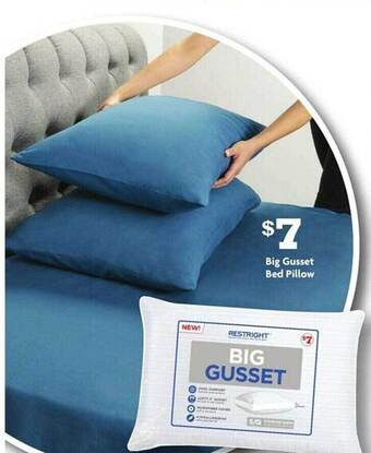 Family Dollar Big gusset bed pillow offer