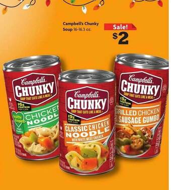 Family Dollar Campbell's chunky soup offer