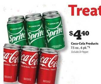 Family Dollar Coca-cola products offer