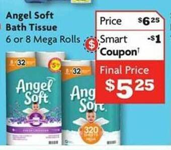 Family Dollar Angel soft bath tissue offer
