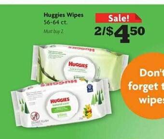 Family Dollar Huggies wipes offer