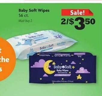 Family Dollar Baby soft wipes offer