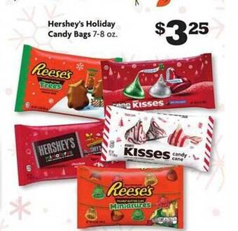 Family Dollar Hershey's holiday candy bags offer