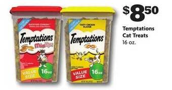 Family Dollar Temptations cat treats offer