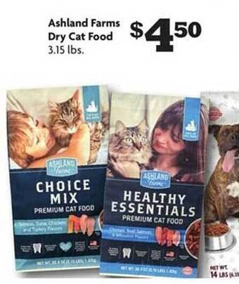 Family Dollar Ashland farms dry cat food offer
