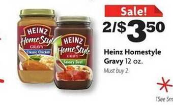 Family Dollar Heinz homestyle gravy offer