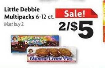 Family Dollar Little debbie multipacks offer