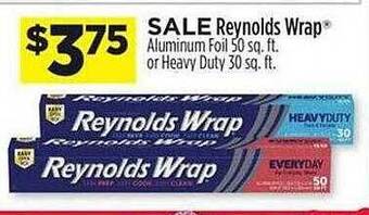 Dollar General Reynolds wrap aluminum foil or heavy duty offer