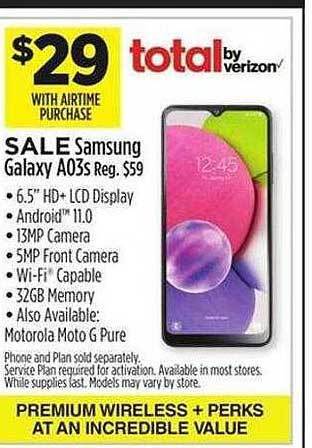 Dollar General Samsung galaxy a03s offer