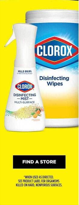 Dollar General Clorox disinfecting - mist - offer