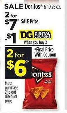 Dollar General Doritos offer