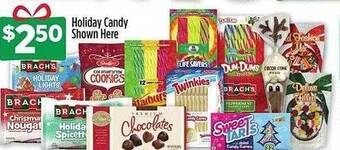 Dollar General Holiday candy shown here offer