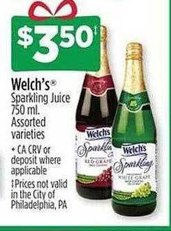 Dollar General Welch's sparkling juice offer