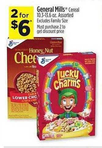Dollar General General mills cereal offer