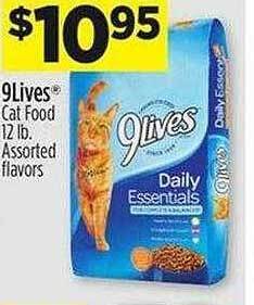 Dollar General 9lives cat food offer