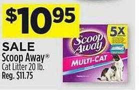 Dollar General Scoop away cat litter offer