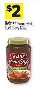 Dollar General Heinz home-style beef gravy offer