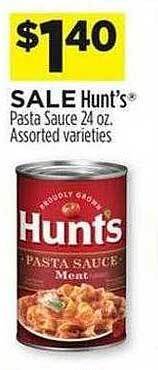 Dollar General Hunt's pasta sauce offer