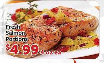 Fareway Fresh salmon portions offer
