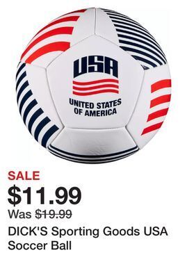 Dick's Sporting Goods Dick's sporting goods usa soccer ball offer