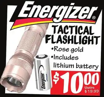Ollie's Energizer tactical flashlight offer