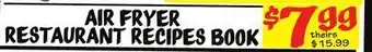 Ollie's Air fryer restaurant recipes book offer