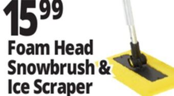 Ocean State Job Lot Foam head snowbrush & ice scraper offer