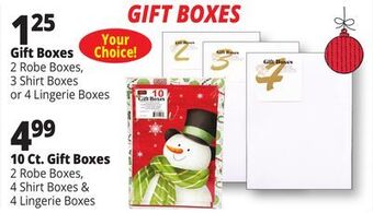 Ocean State Job Lot Gift boxes offer