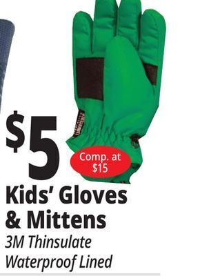 Ocean State Job Lot Kids' gloves & mittens offer
