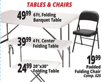 Ocean State Job Lot Tables & chairs offer