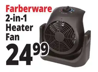 Ocean State Job Lot Farberware 2-in-1 heater fan offer