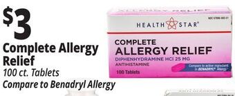 Ocean State Job Lot Complete allergy relief offer