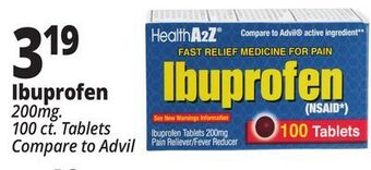Ocean State Job Lot Ibuprofen offer