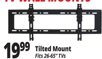Ocean State Job Lot Tilted mount offer