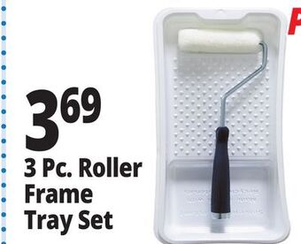 Ocean State Job Lot 3 pc. roller frame tray set offer