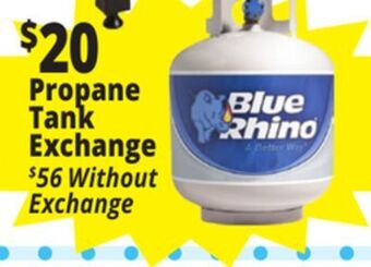 Ocean State Job Lot Propane tank exchange offer