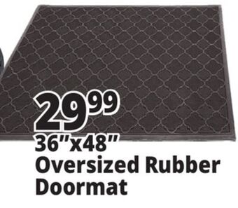Ocean State Job Lot 36"x48" oversized rubber doormat offer