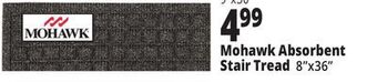 Ocean State Job Lot Mohawk absorbent stair tread offer
