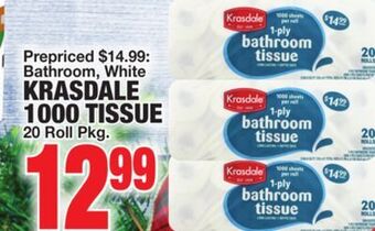 C Town Krasdale 1000 tissue offer