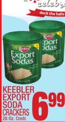C Town Keebler export soda crackers offer