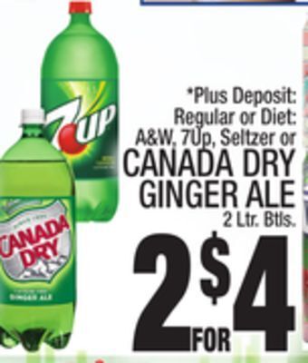C Town Canada dry ginger ale offer
