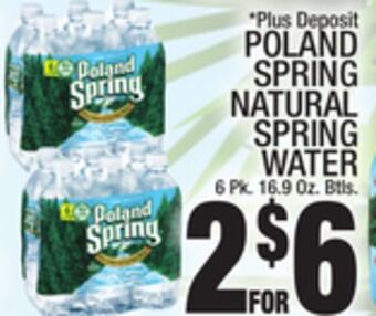 C Town Poland spring natural spring water offer