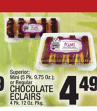 C Town Chocolate eclairs 4 pk. 12 oz. pkg. offer