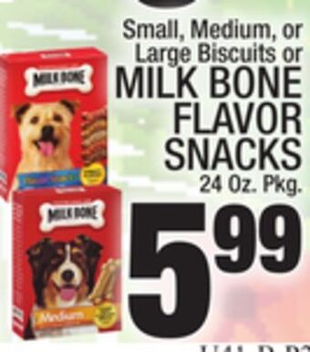 C Town Milk bone flavor snacks offer